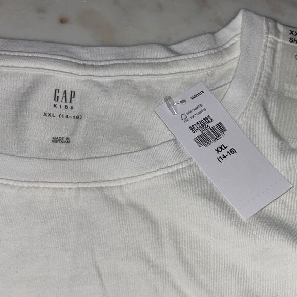 Gap Kids Love cotton Graphic Tee - White and Pink - Picture 4 of 7